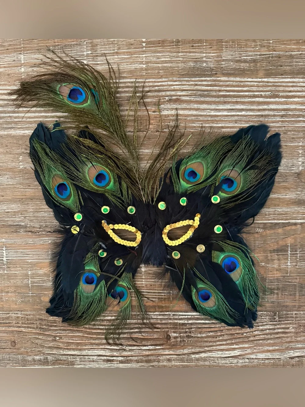 N/A peacock mask